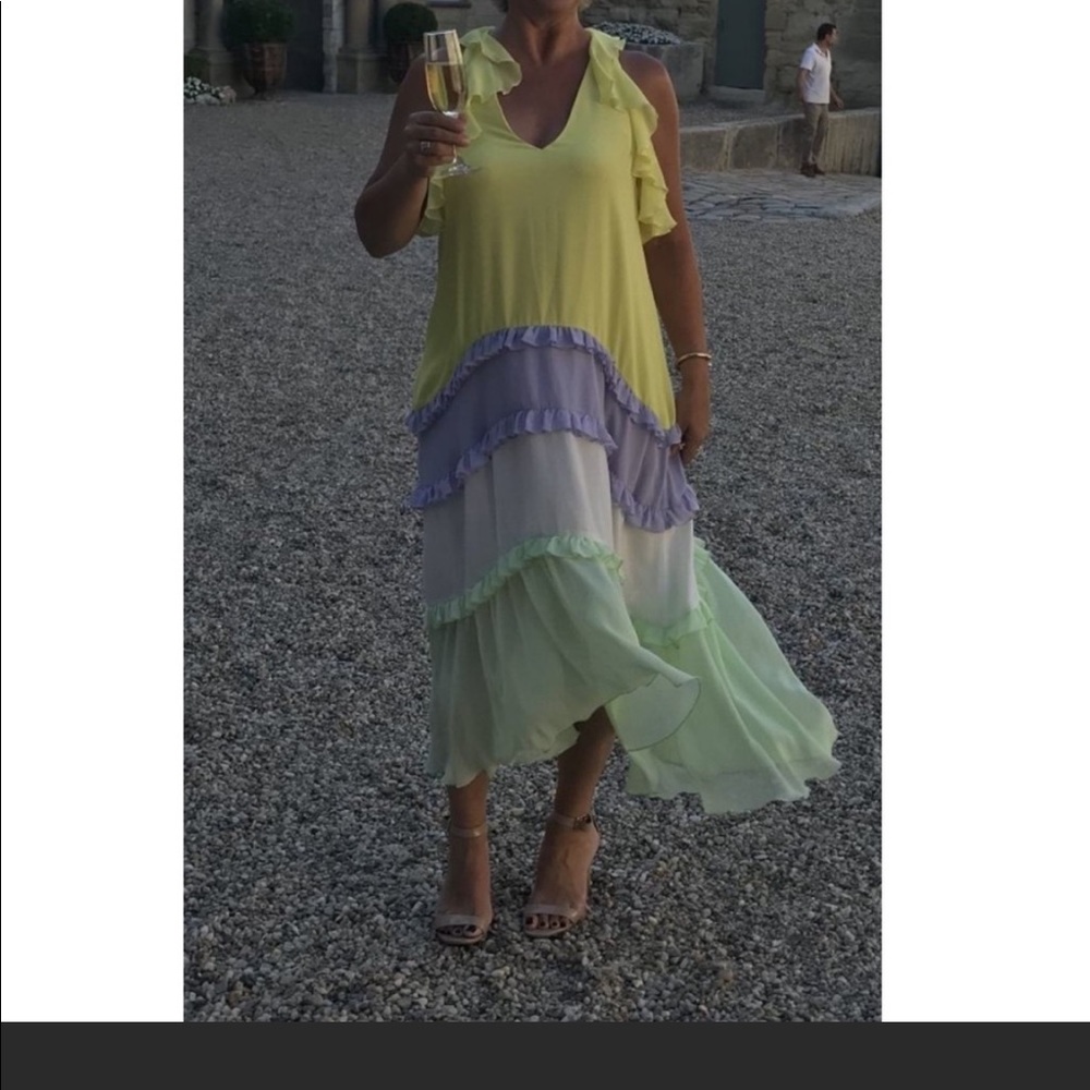 Three Floor Tiered Dress
